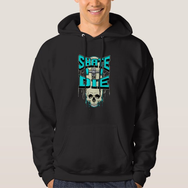 Sudadera Skeleton Skull Skateboard (Anverso)