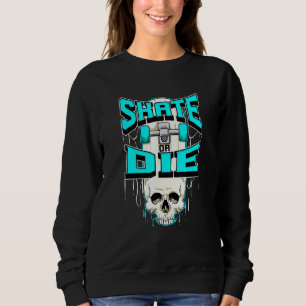 Sudadera Skeleton Skull Skateboard