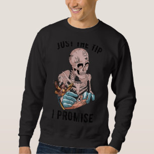 Sudadera Skeleton Tattoo Justo La Punta Prometo El Tatuaje