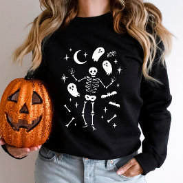Sudadera Skeleton y Ghost lindo