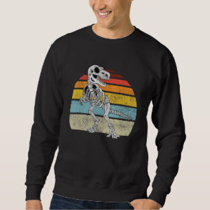 Sudadera Skeletum T Rex Bones Dino Fossil Retro St