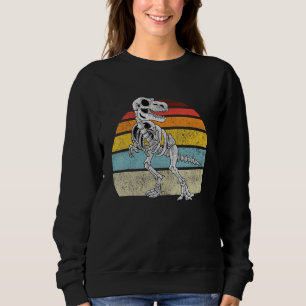 Sudadera Skeletum T Rex Bones Dino Fossil Retro St
