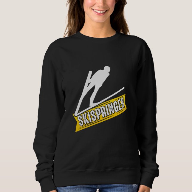 Sudadera ski jumping ski flying competition winter sports s (Anverso)