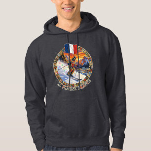 Sudadera Ski La Plagne, Francia, hombre esquiando