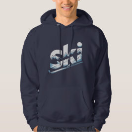 Sudadera Ski Mountain Graphic Hoodie – Winter Adventure Ski