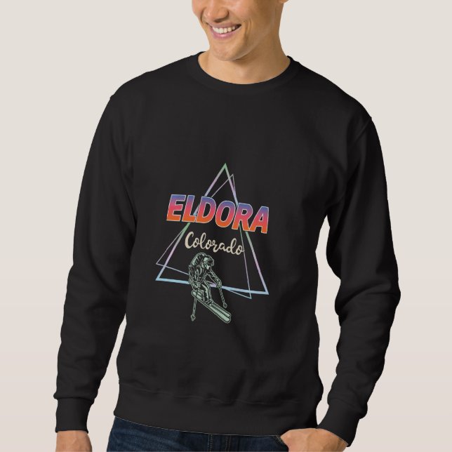 Sudadera Ski Snowboard Eldora Colorado (Anverso)
