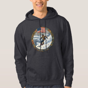 Sudadera Ski Snowbowl, Montana, hombre esquiador