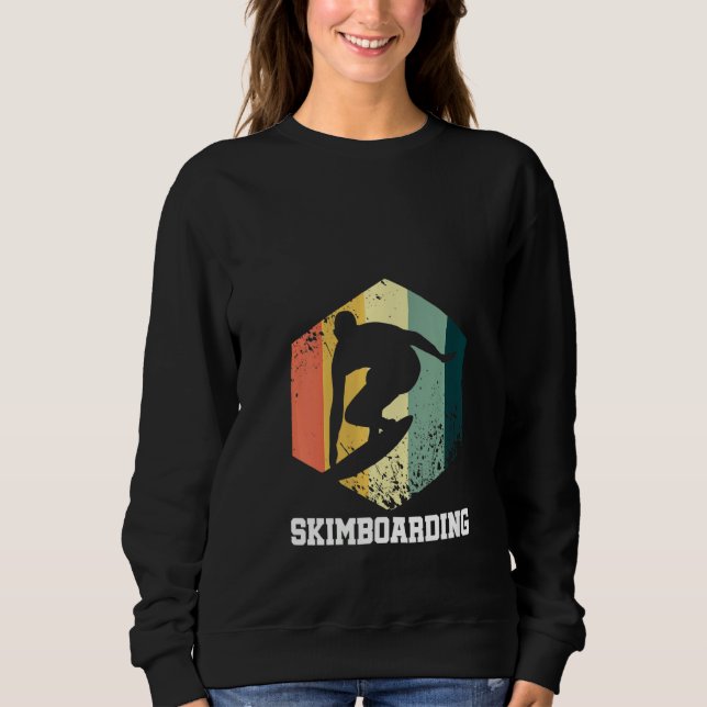 Sudadera Skimboard Skimboarder Waveskim Ski (Anverso)