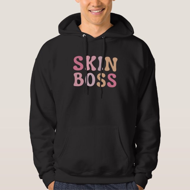 Sudadera Skin Boss Licensed Esthetician Skin Care (Anverso)