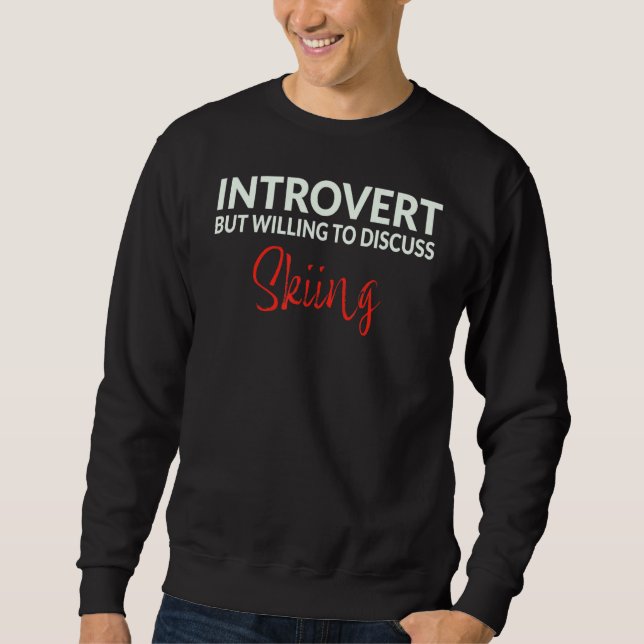 Sudadera Skiting Introvert (Anverso)