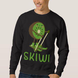 Sudadera Skiwi Kiwi Ski Skiit Fruits Winter Sports Ap