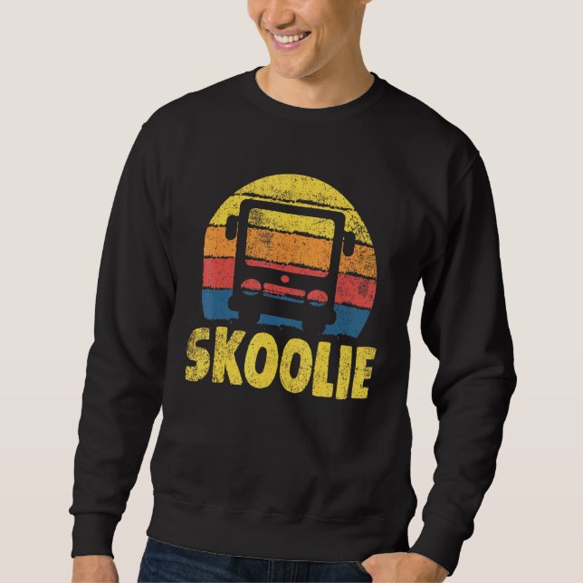 Sudadera Skoolie RV Camping Camper Road Trip (Anverso)