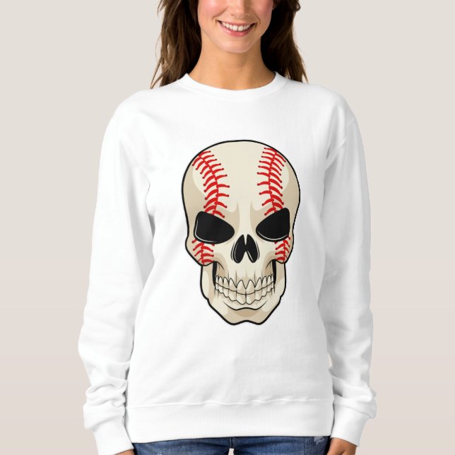 Sudadera Skull Baseball Sports (Anverso)