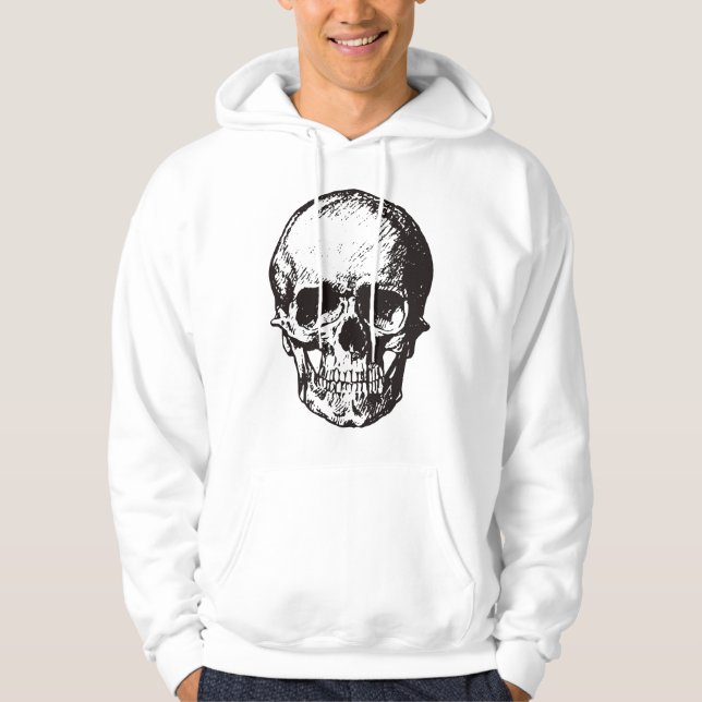 Sudadera Skull Fantasy Art Rock Punk fuerte Metalizado (Anverso)
