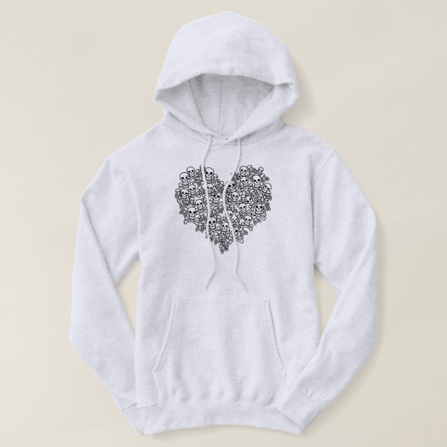 Sudadera Skull Heart (Diseño del anverso)