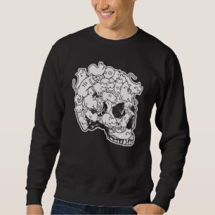 Sudadera Skull Kitty Skeleton de Halloween