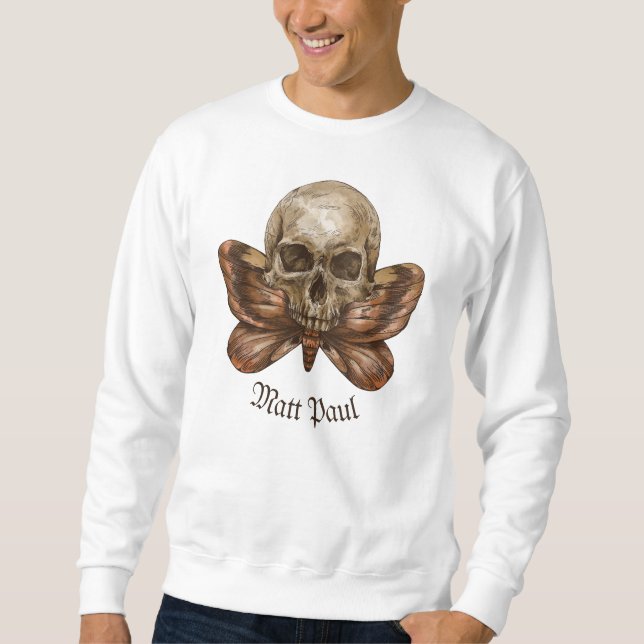 Sudadera Skull Moth (Anverso)
