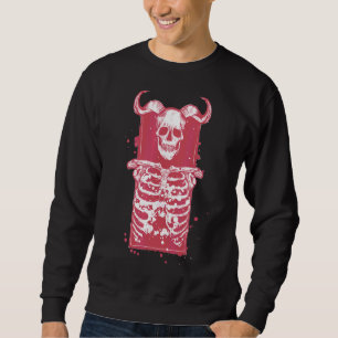 Sudadera Skull Skeleton Gótico Gótico Arte