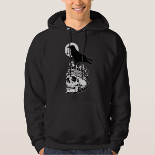Sudadera Skull y Raven Gothic Art