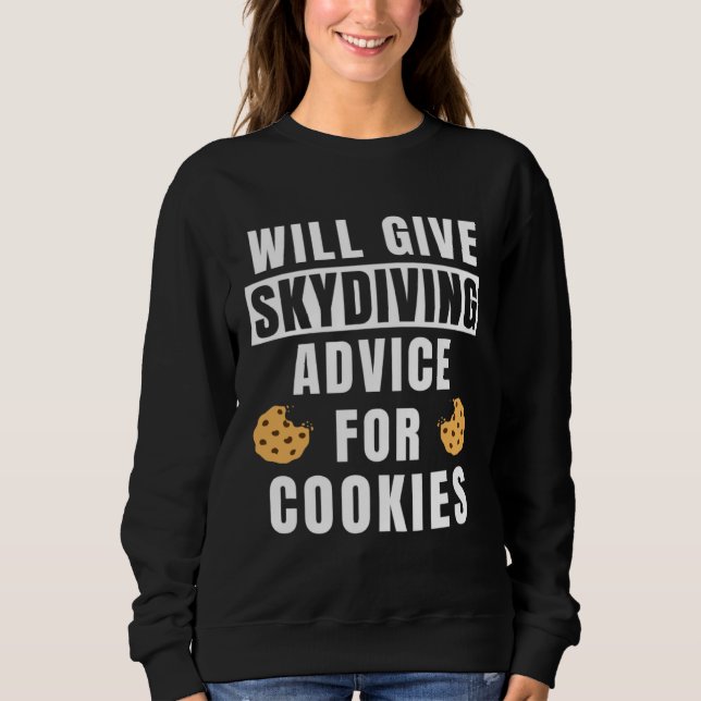 Sudadera Skydive Advice For Cookies Skydiver Gear  Skydivin (Anverso)