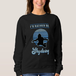 Sudadera Skydiver Paracaidismo Retro Gracioso