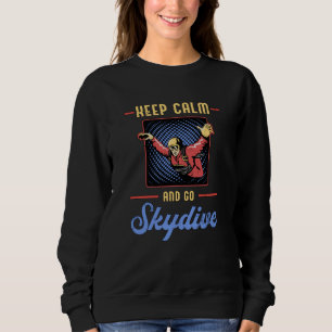 Sudadera Skydiver Retro de Skydiver Mantiene un regalo dive