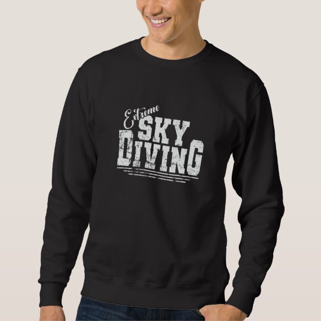 Sudadera Skydiving Extreme Sky Diving Premium (Anverso)