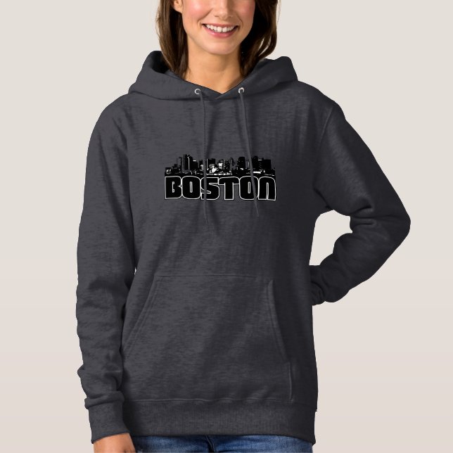 Sudadera Skyline de Boston (Anverso)