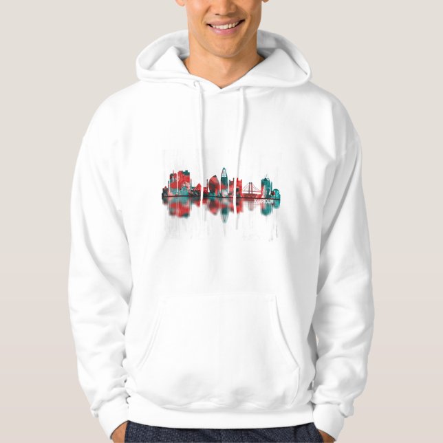 Sudadera Skyline de Khartoum Sudan (Anverso)