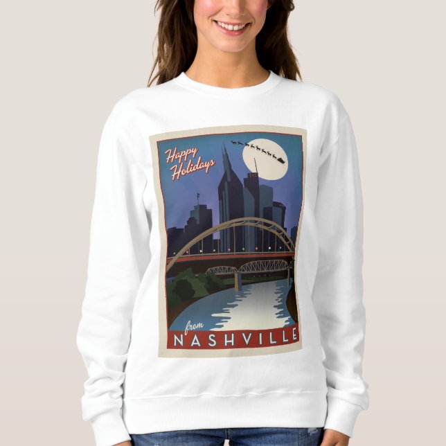 Sudadera Skyline de Nashville (Anverso)