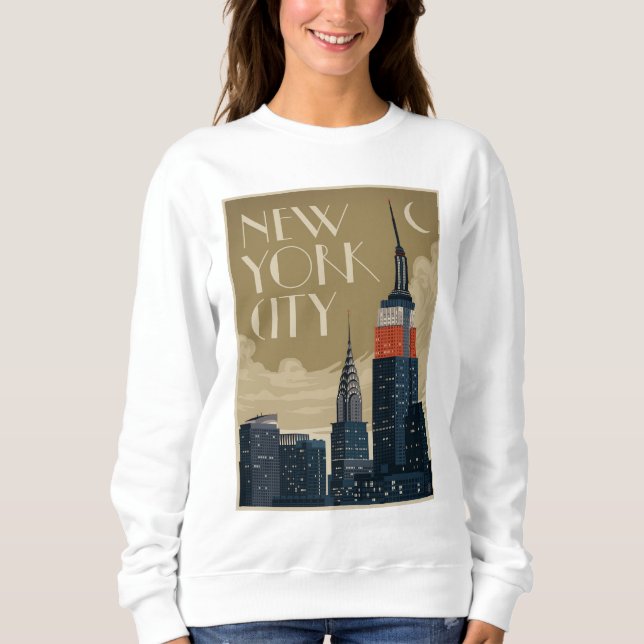 Sudadera Skyline de Nueva York (Anverso)
