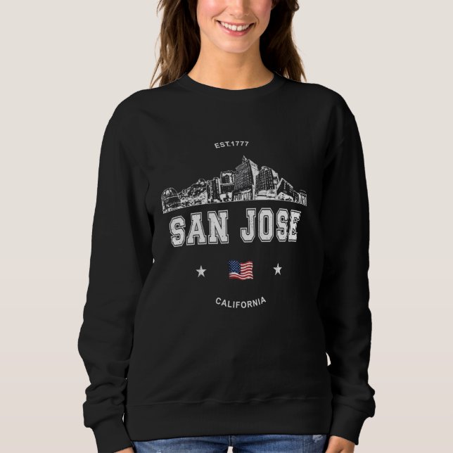Sudadera Skyline de San José (Anverso)
