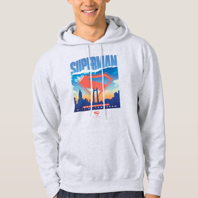 Sudadera Skyline de Superman Metropolis (Anverso)