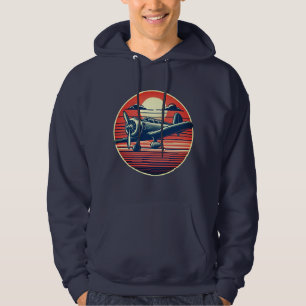 Sudadera Skyline Explorer: casco de aviación de época