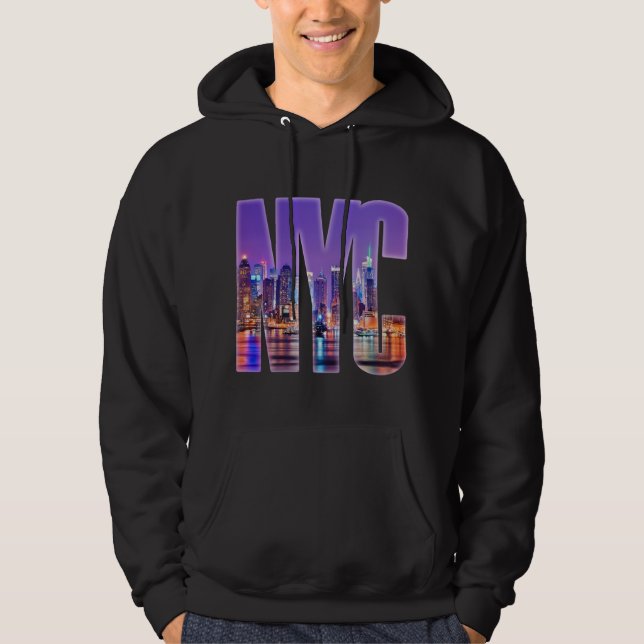 Sudadera Skyline NYC (luz) (Anverso)