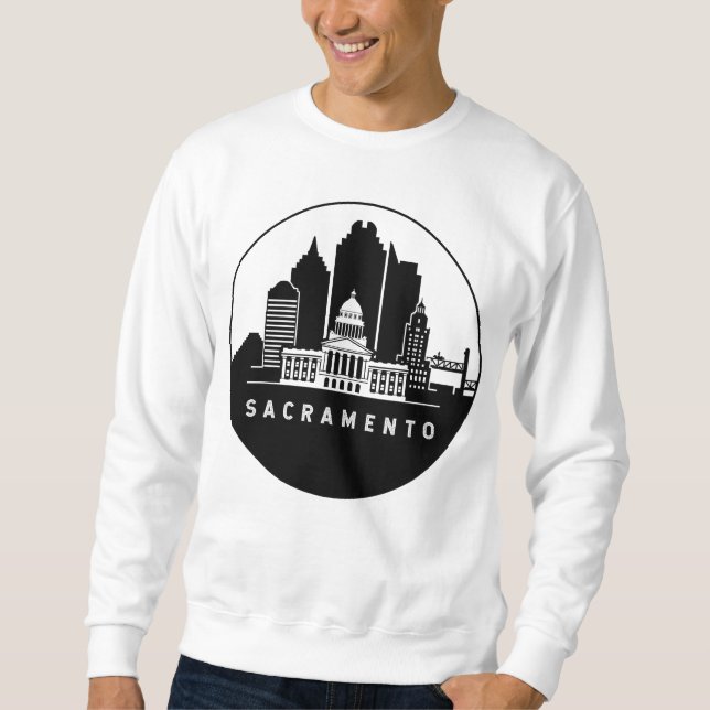 Sudadera Skyline Sacramento California (Anverso)
