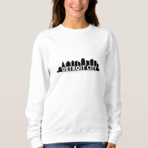 Sudadera Skyscraper en la ciudad de Detroit
