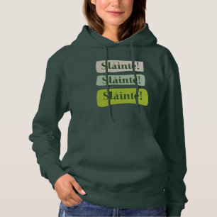 Sudadera Slainte Irish Good Health St. Patrick's Day Green