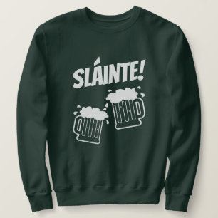 Sudadera Sláinte verde fresco sudadero del Día de San Patri