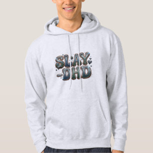Sudadera Slay-DHD ADHD Neurodivergente Gráfico   Tech Gamer
