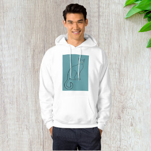 Sudadera Sleek Cat Sketch