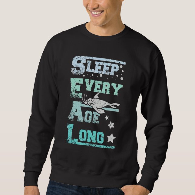 Sudadera Sleep every age long seals (Anverso)