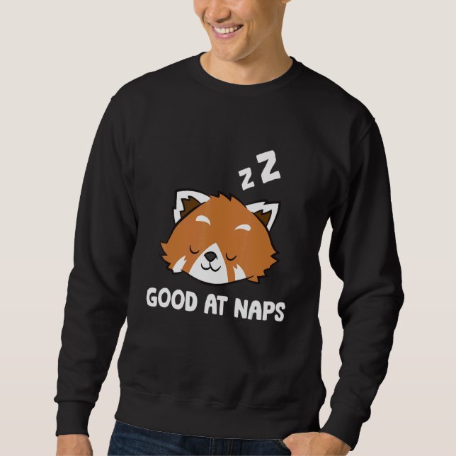 Sudadera Sleeping Red Panda Good At Naps Napping Red Panda  (Anverso)