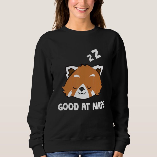 Sudadera Sleeping Red Panda Good At Naps Napping Red Panda  (Anverso)