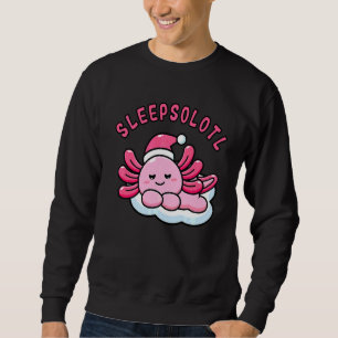 Sudadera Sleepsolotl Axolotl Newt Amphibian Salamander