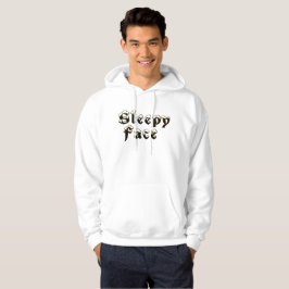 Sudadera Sleepy Face: negro - sudadero capuchón básico