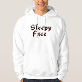 Sudadera Sleepy Face: negro - sudadero capuchón básico