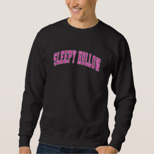 Sudadera Sleepy Hollow New York Ny Vintage Sports Pink