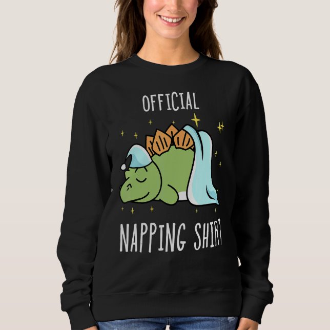 Sudadera Sleepyhead de pijamas de dinosaurio dormido (Anverso)
