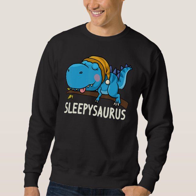 Sudadera Sleepysaurus nigh Dinosaur Dino Rex nightgown Slee (Anverso)